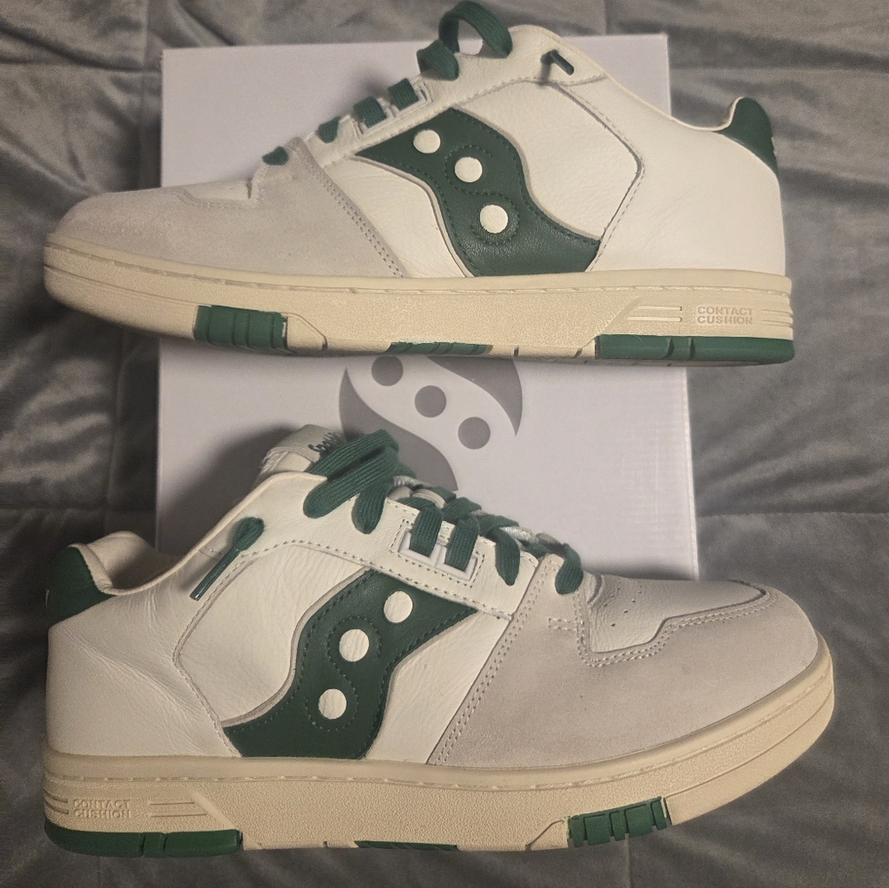 Saucony Sonic Low Beige Green